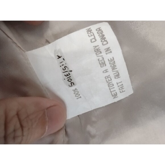 Karen Perry Silk Blazer Gingham Floral Fitted Blazer Embroidered US 6 - Picture 7 of 10